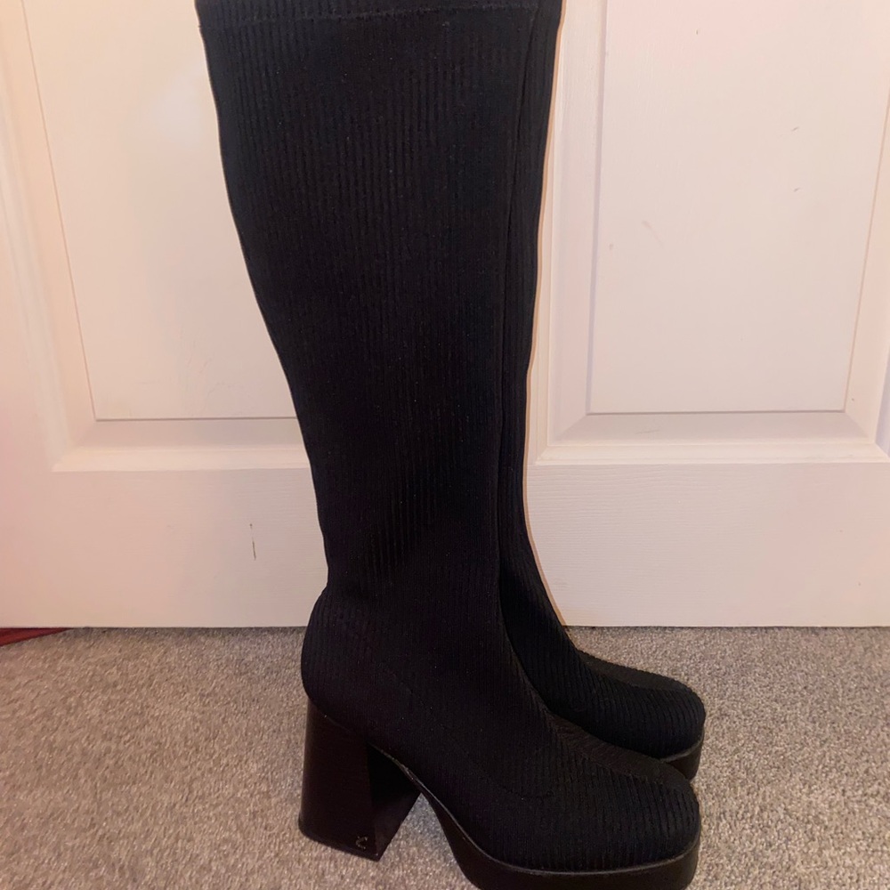 Circus by Sam Edelman Black Sock Boots – Size 9